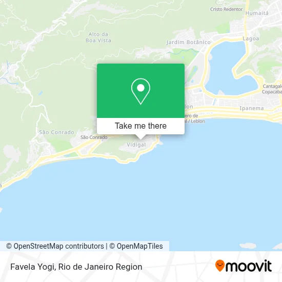 Favela Yogi map