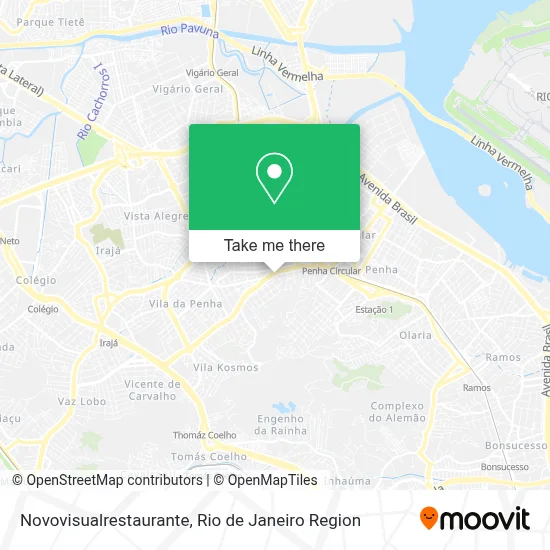 Novovisualrestaurante map