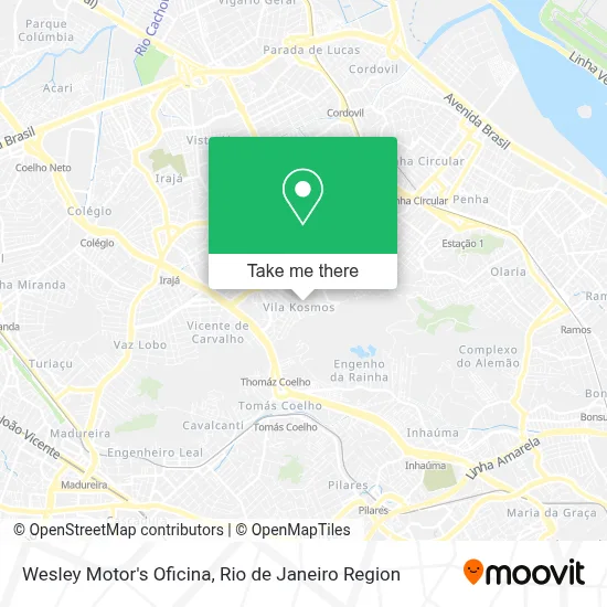 Wesley Motor's Oficina map