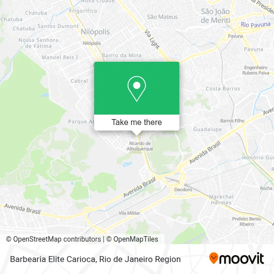 Barbearia Elite Carioca map