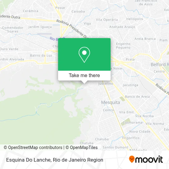 Esquina Do Lanche map