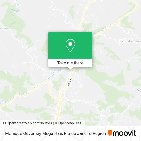 Monique Ouverney Mega Hair map