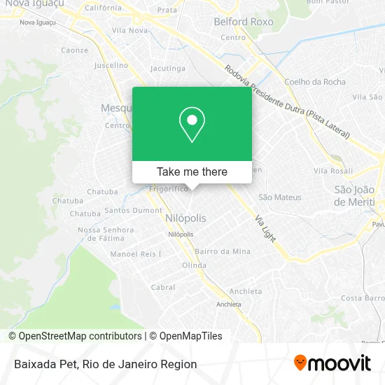 Baixada Pet map