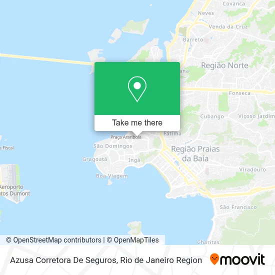 Azusa Corretora De Seguros map