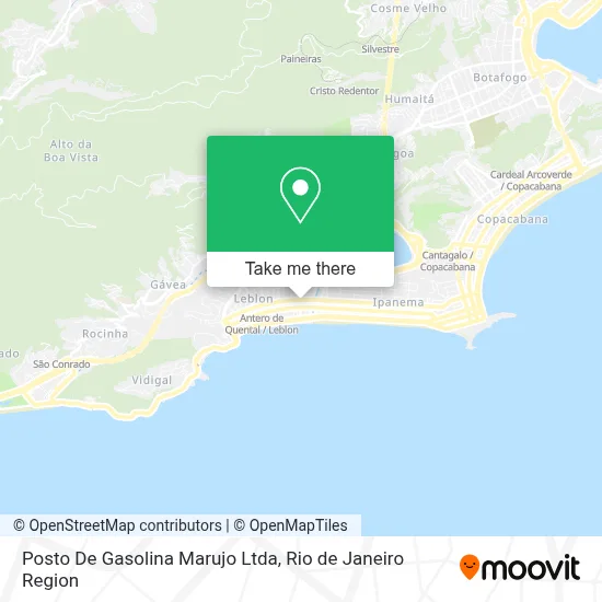 Posto De Gasolina Marujo Ltda map