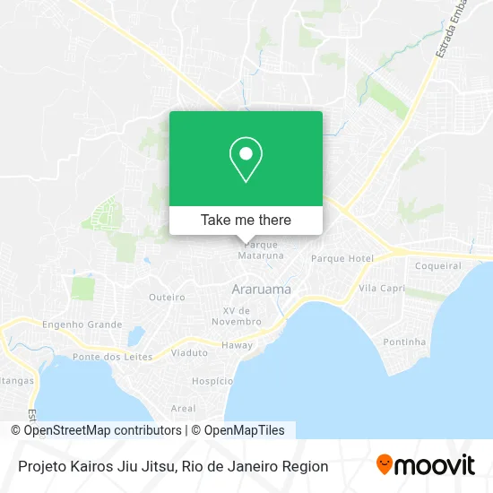 Projeto Kairos Jiu Jitsu map