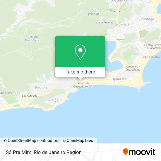 Só Pra Mim map
