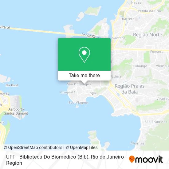 UFF - Biblioteca Do Biomédico map