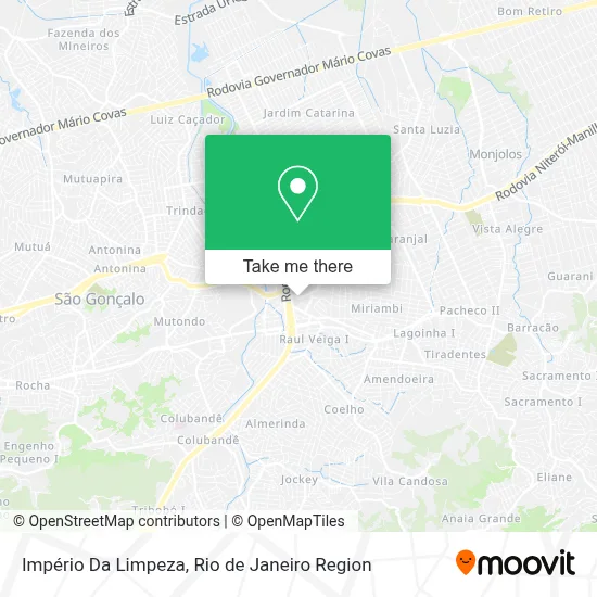 Império Da Limpeza map