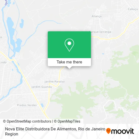 Nova Elite Distribuidora De Alimentos map