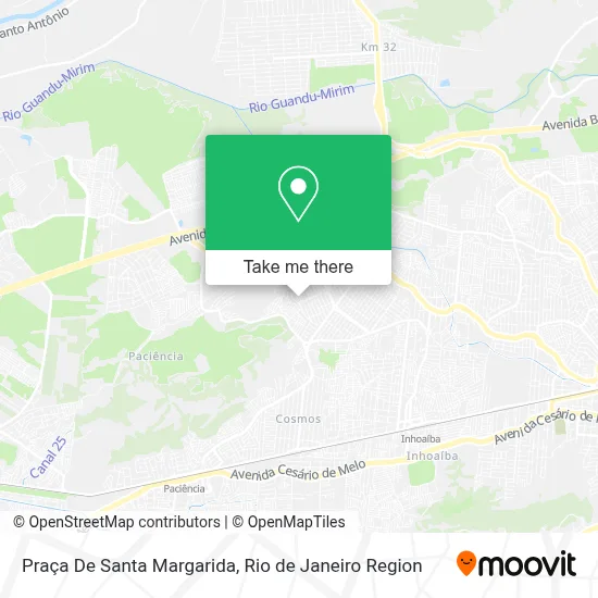 Praça De Santa Margarida map