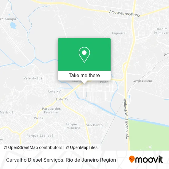 Carvalho Diesel Serviços map