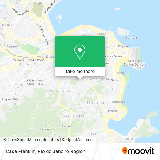 Casa Franklin map