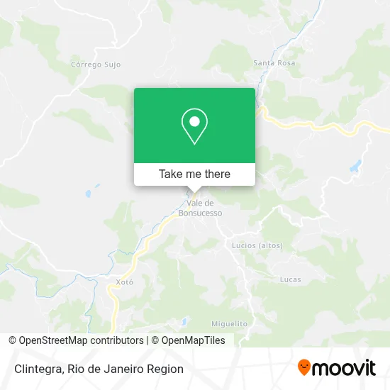 Clintegra map