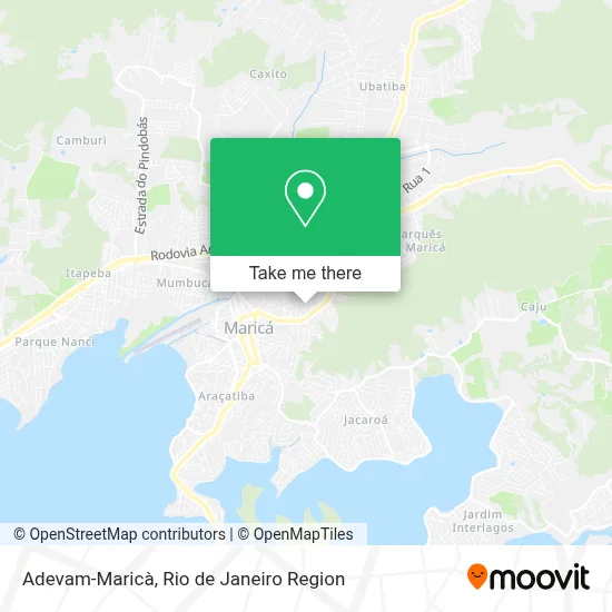 Adevam-Maricà map