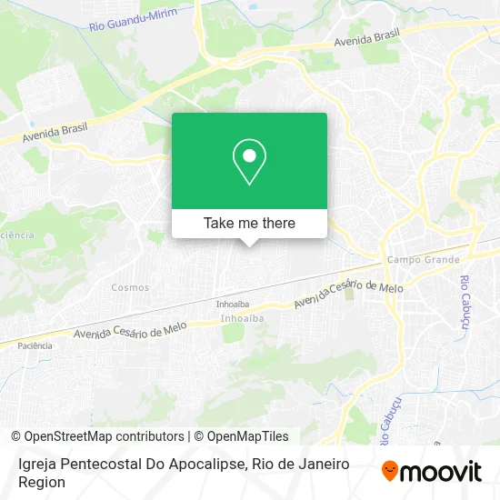 Igreja Pentecostal Do Apocalipse map