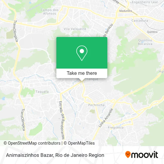 Animaiszinhos Bazar map