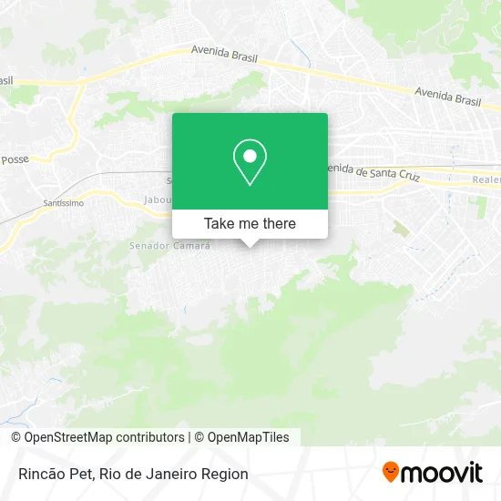 Rincão Pet map