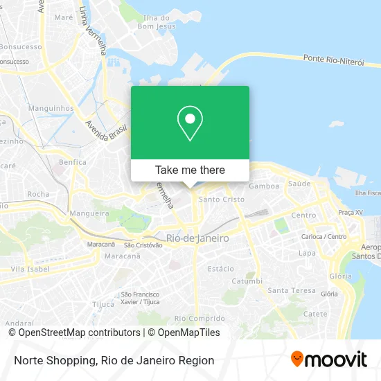 Norte Shopping map