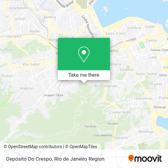 Depósito Do Crespo map