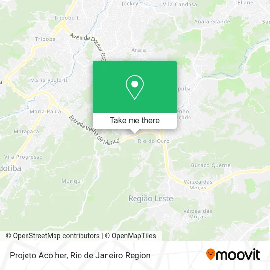Projeto Acolher map