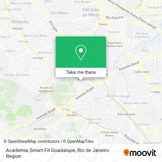 Academia Smart Fit Guadalupe map