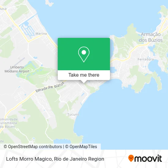 Lofts Morro Magico map