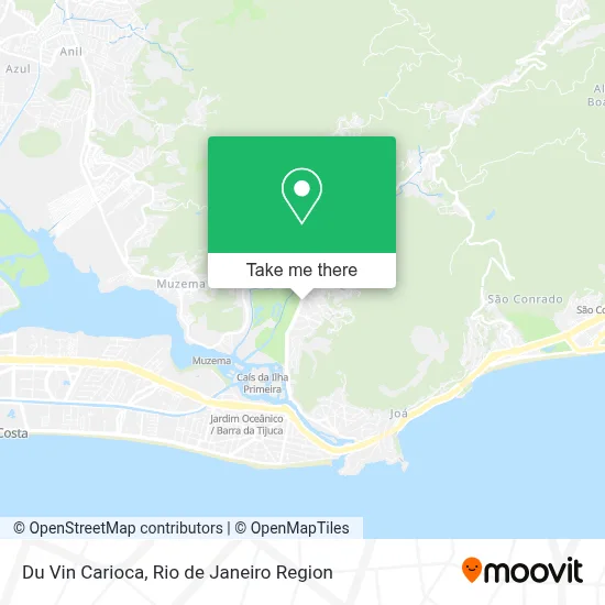Du Vin Carioca map