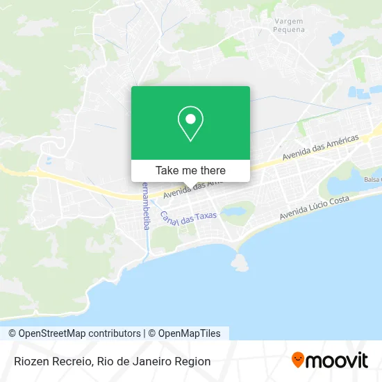 Riozen Recreio map