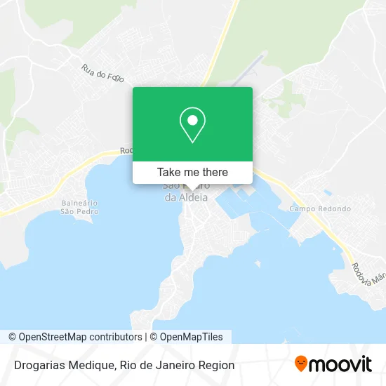 Drogarias Medique map