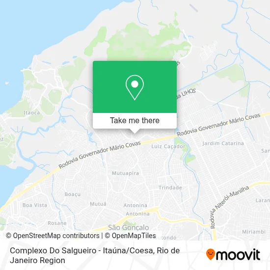Complexo Do Salgueiro - Itaúna / Coesa map