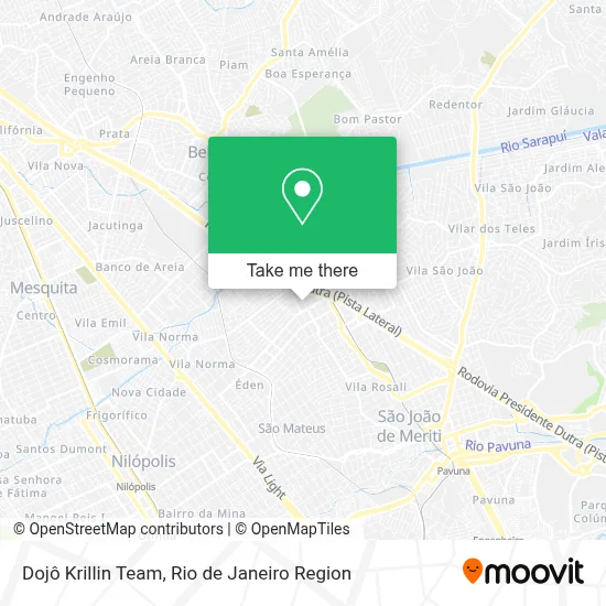 Dojô Krillin Team map