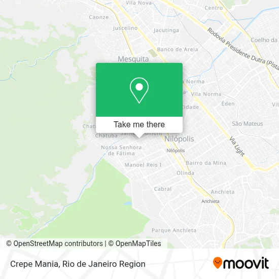 Crepe Mania map