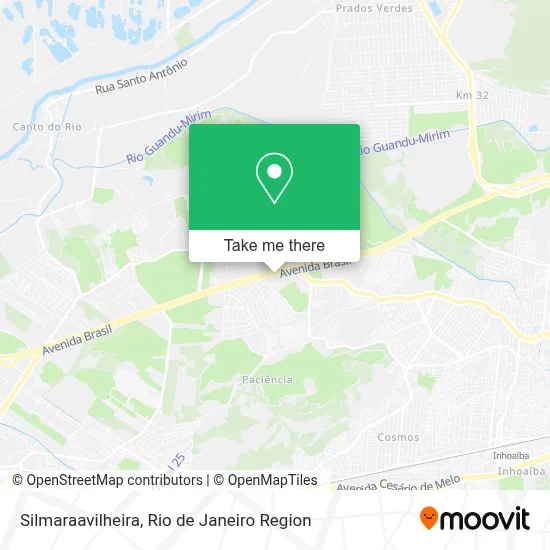 Silmaraavilheira map