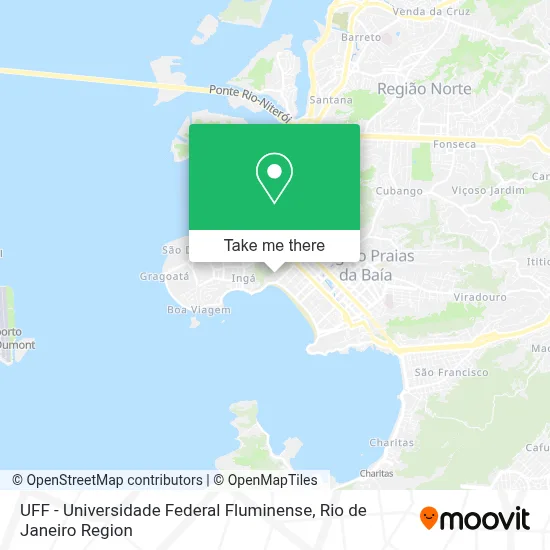 UFF - Universidade Federal Fluminense map