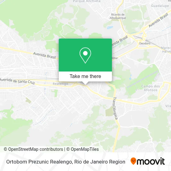 Ortobom Prezunic Realengo map