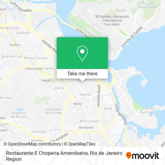 Restaurante E Choperia Amendoeira map