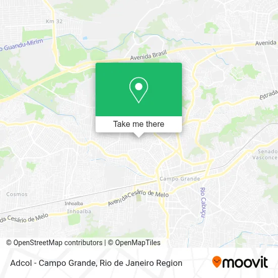 Adcol - Campo Grande map