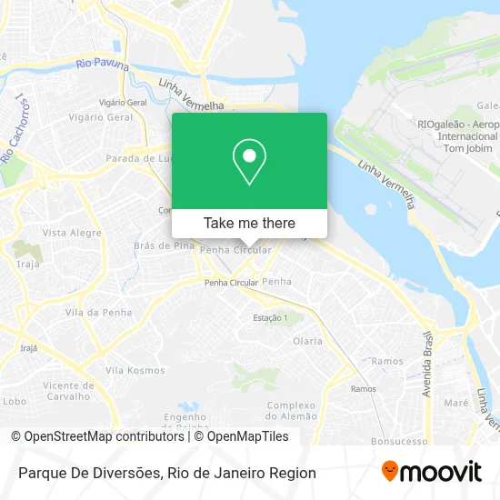 Parque De Diversões map