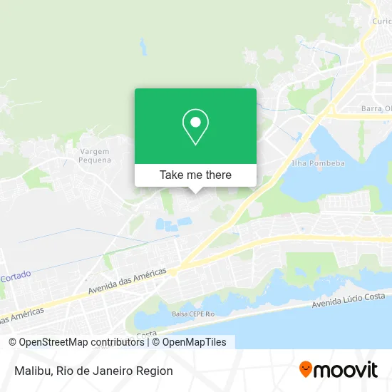 Malibu map