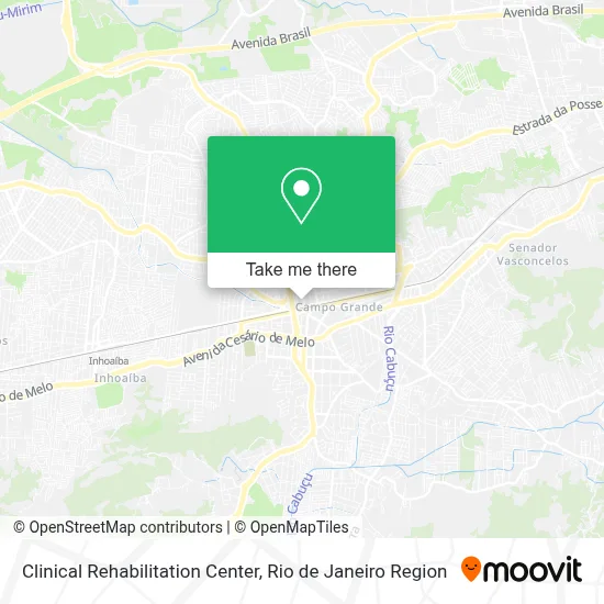 Clinical Rehabilitation Center map