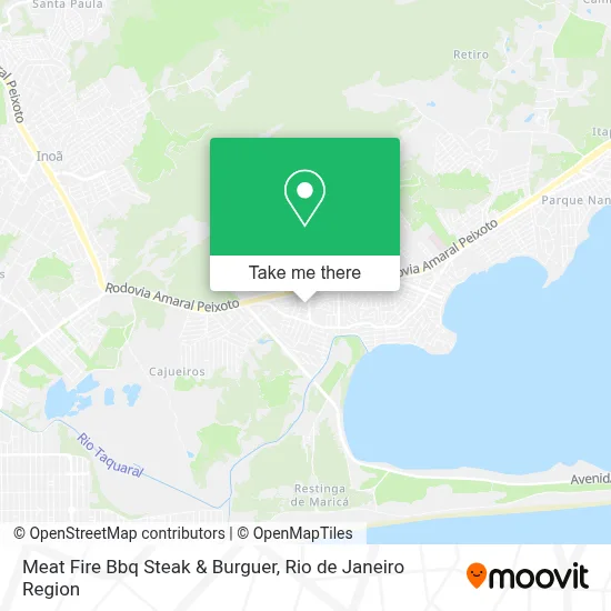 Meat Fire Bbq Steak & Burguer map