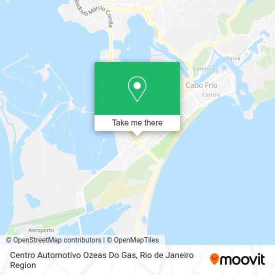 Centro Automotivo Ozeas Do Gas map