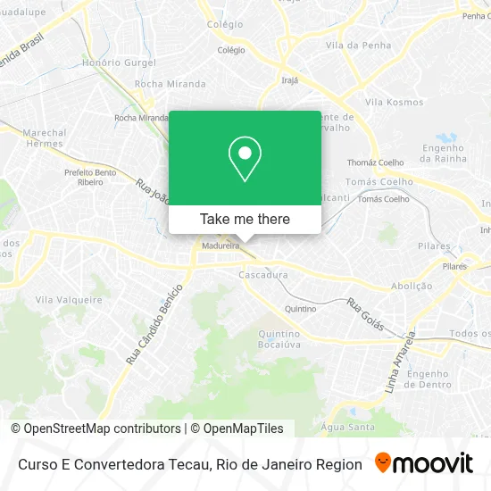 Curso E Convertedora Tecau map