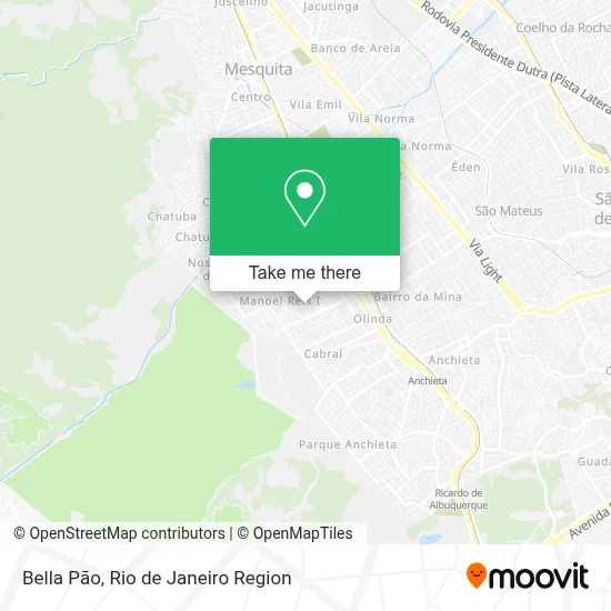 Bella Pão map