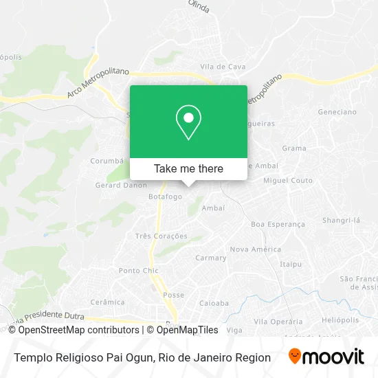 Templo Religioso Pai Ogun map