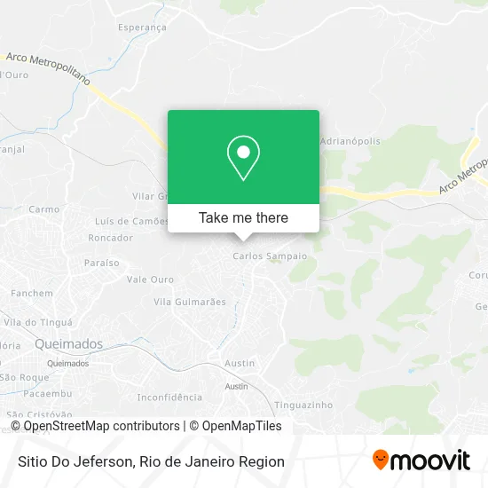 Sitio Do Jeferson map