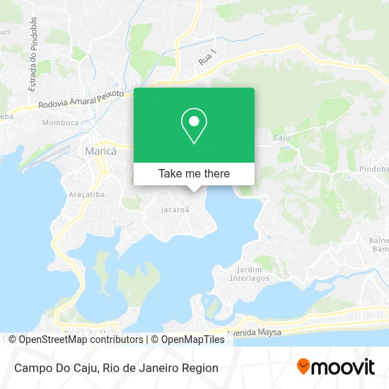 Campo Do Caju map