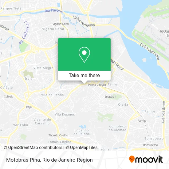 Motobras Pina map