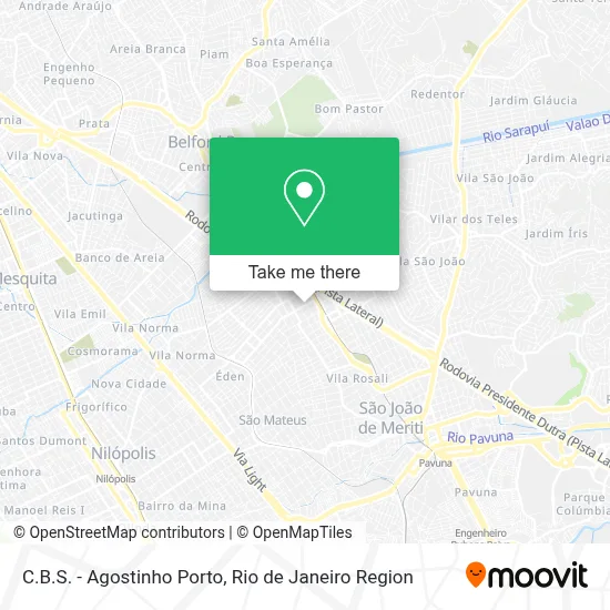 C.B.S. - Agostinho Porto map